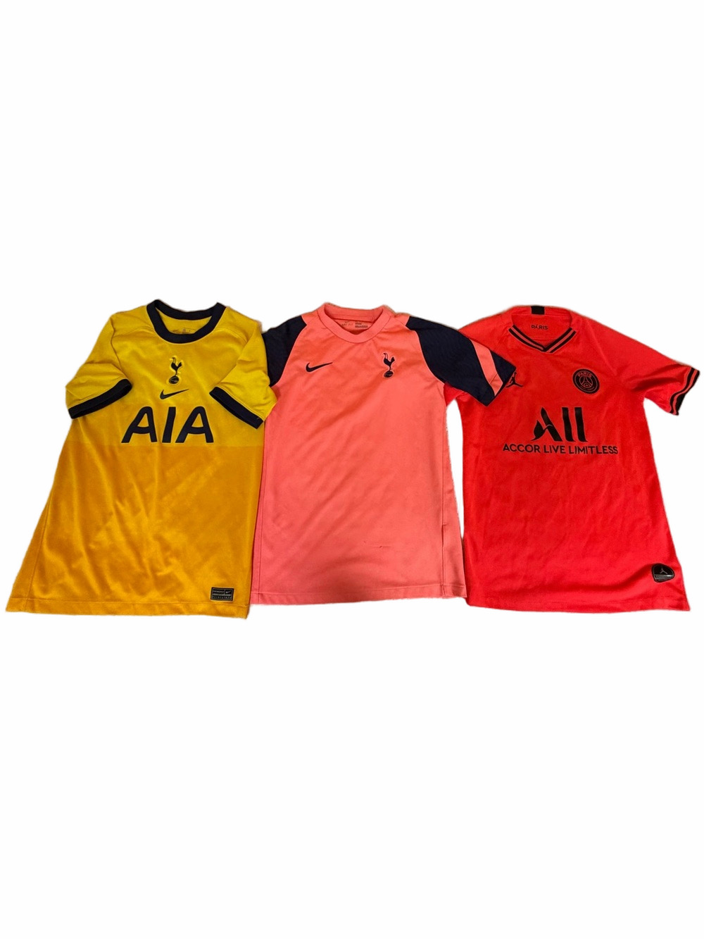 3 Nike Jordan Kids Soccer Basketball Football Jerseys Sporty Activewear Large